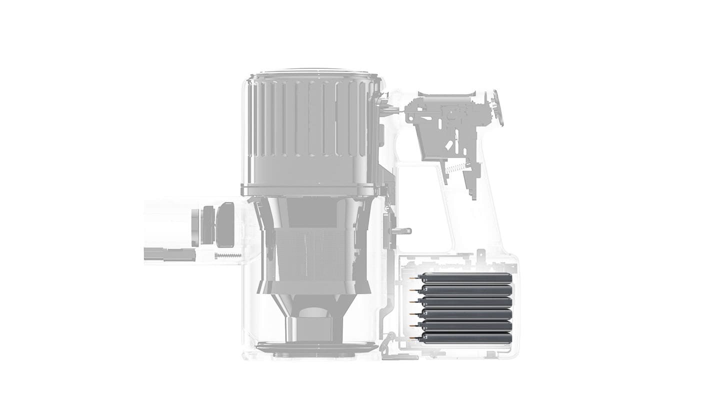 Roborock H6 remains 80% of power after 400 cycles Roborock H6 remains 80% of power after 400 cycles