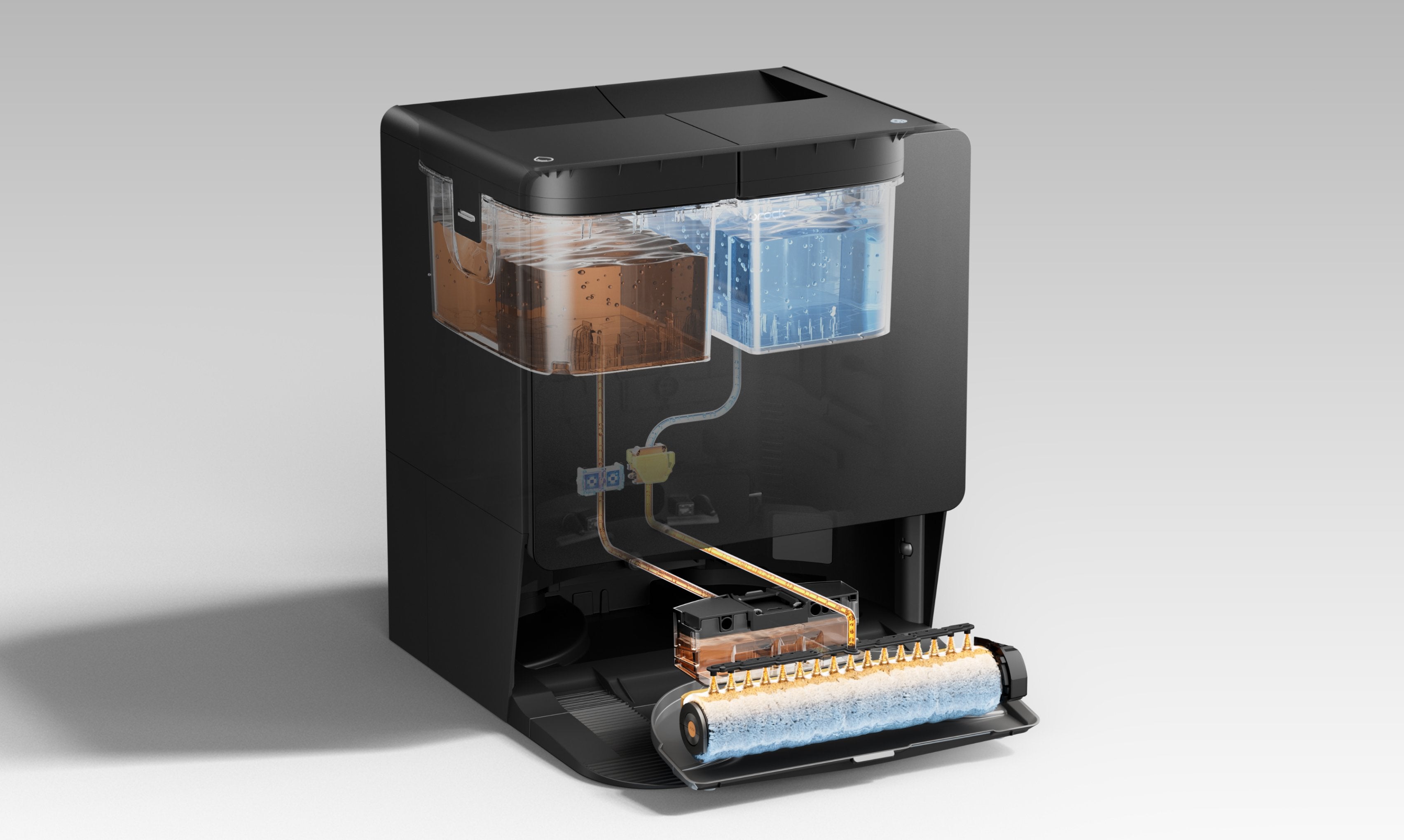 Roborock Saros 20 Flow roller and RockDock system