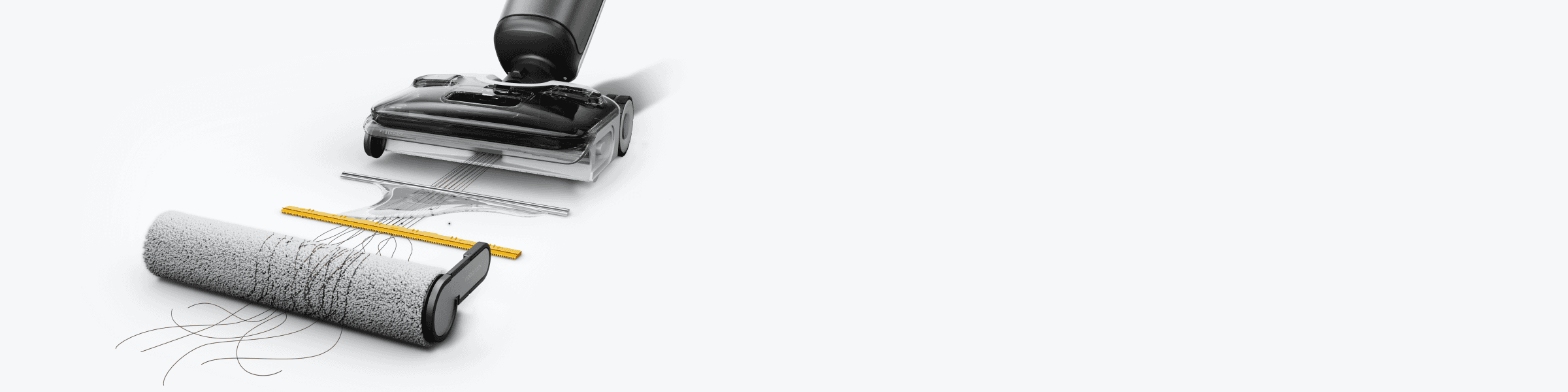 שואב שוטף אלחוטי וגם שואב אבק מאובזר F25 ACE Combo מבית Roborock