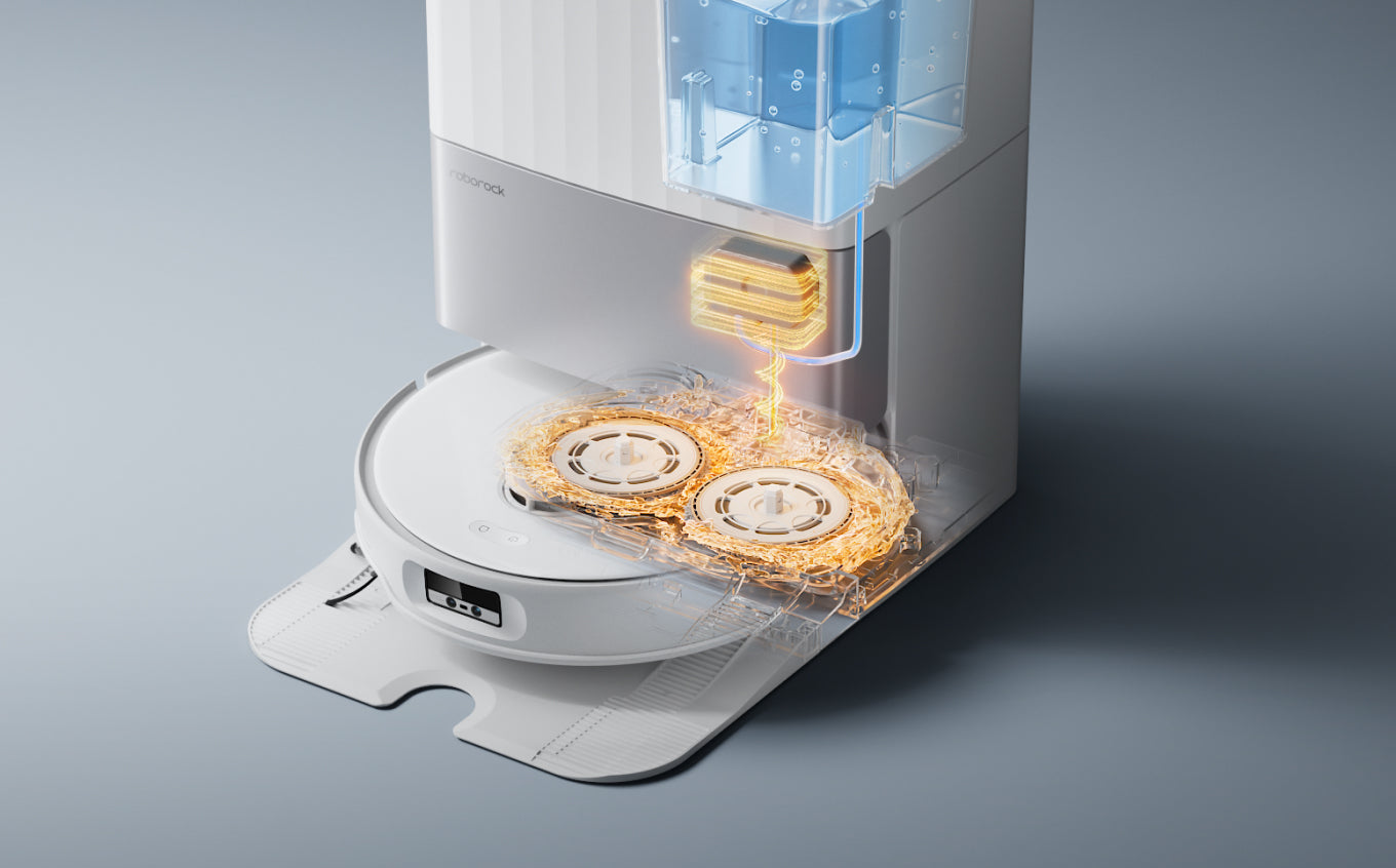 Qrevo Edge 5V1 - שטיפת מגבים