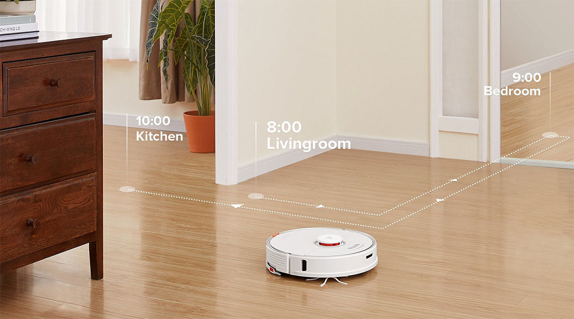 Set advanced scheduling to automate room cleaning Set advanced scheduling to automate room cleaning