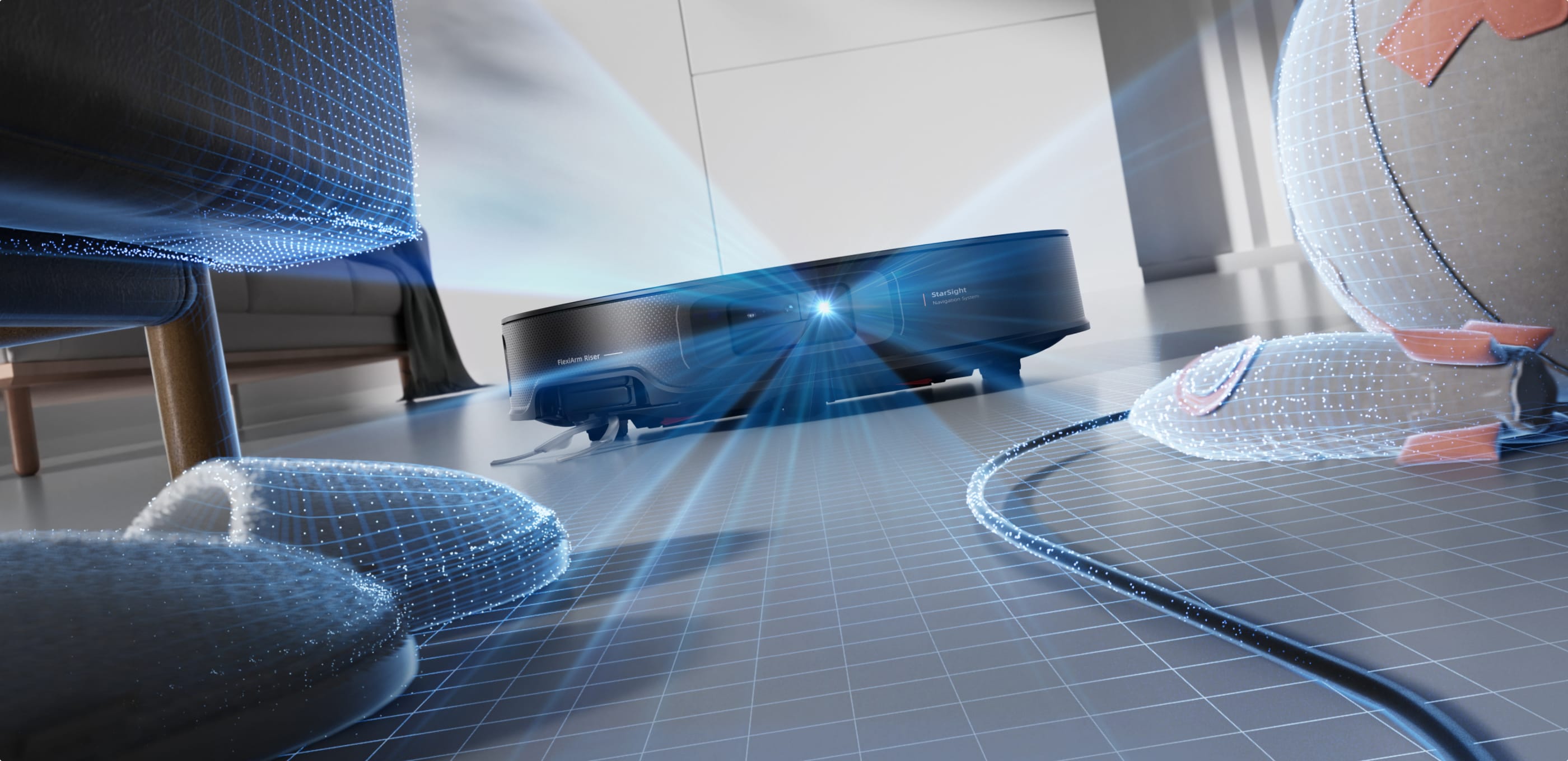 שואב אבק רובוטי SAROS Z70 מבית Roborock