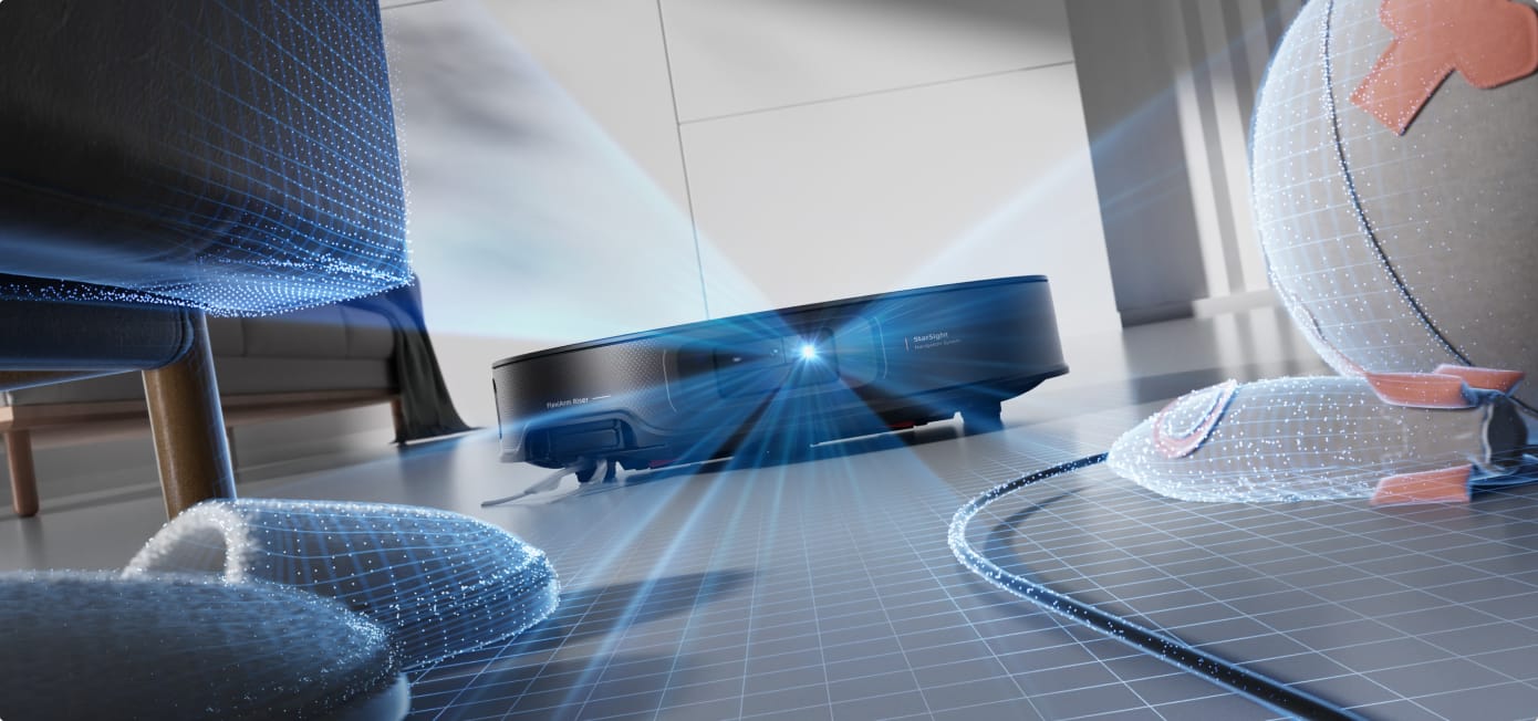 שואב אבק רובוטי SAROS Z70 מבית Roborock