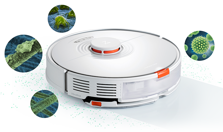 Roborock® S7-WHT Robot Vacuum Cleaner with Sonic Mopping, Strong 2500PA  Suction 